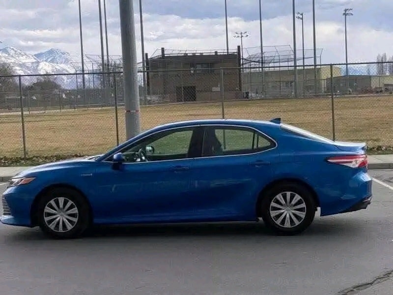 2020 Toyota Camry Hybrid LE — On the Road